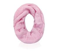 AUSUAYA Infinity Scarf for Women, Ladies Thick & Chunky Knit Loop Wool Scarves Neck Warmer For Winter Cold Weather GB-W-S-J1 (Light Pink)