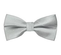 AUSUAYA Men's Bow Tie, Classic Bow Ties for Men for Suit, Tuxedo, Shirt & Wedding Party, Pre-tied Adjustable DE-M-B-T5, Silver grey with silver dots, One Size