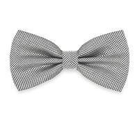 AUSUAYA Pre Tied Plaid Pattern Bow Tie for Men, Formal Tuxedo Bow Ties for Wedding Party Tie or M-M-B2T, Grey, One Size