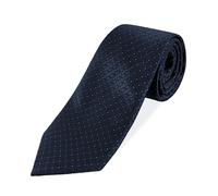 AUSUAYA SYAYA Ties for Men Plaid with Glitter Dot, Checkered Boy Classic Wide Width 3.15" (8cm) Neckties for Business & Wedding MT-S9 (Dark Blue)