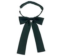 AUSUAYA Women Silk Pre-tied Bowtie, School Girl Anime Bow Tie, Office Ladies Work Uniform kawaii Necktie For Valentine GB-WBT-8 (Emerald)