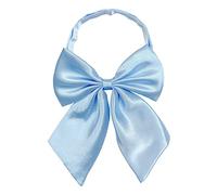 AUSUAYA Women Silk Uniform Bow Tie, Cute Anime Bowtie For School Girls Necktie/Cosplay/Goth/Valentine Party GB-B1 (Sky Blue)