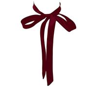 AUSUAYA Womens Bow Tie, Ladies Self Tie Long Bowtie - Ribbon Choker for Lady Uniform or Cosplay T-shirt for Graduation GB-W-B-T1