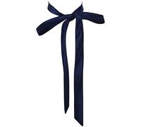 AUSUAYA Womens Bow Tie, Ladies Self Tie Long Bowtie - Ribbon Choker for Lady Uniform or Cosplay T-shirt for Graduation GB-W-B-T1