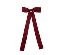 AUSUAYA Women's Bow Tie with Long Ribbon, Ladies Bowtie for Lady Uniform or Cosplay T-shirt Accessory, for Halloween GB-WT-01