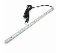 ausuky USB Switch LED Strip Hard Bar Night Light Tube Aluminum Alloy Interior Lamp Kit (Natural White,40cm)