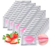 ausurme 25PCS Lip Mask Sheet,Collagen Crystal Lip Masks,Pink Lip Care Pads Mask for Moisturizing Nourishing,Anti-Aging & Anti-Wrinkle,Lip Gel Patches Pads for Dry Lip,Remove Dead Skin