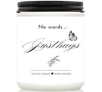 ausurme Candle Sympathy Gift,No Words Just Hugs Sympathy Candle,Thinking of You Gifts & Bereavement Gifts, Cheer Up/Get Well Soon Gift for Women Men,Lavender Scented, 7oz