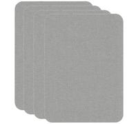 Auswalar 4 PCS Canvas Repair Patch Self-Adhesive Fabric Patch,8X11 inch Waterproof Linen Repair Patches, for Sofas, Tents, Furniture, Car Seats, Lounge Chairs, Awnings(Grey)