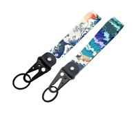 AUSZUOI 2 Pcs JDM Motorcycle Keychain, Nos Keychain, Heavy Duty Key Chain for Bike, Car, Combo P16, medium sized