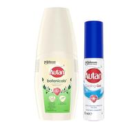 Autan Mosquito & Insect Bundle: Botanicals Pump Spray (100ml) + Cooling Gel (25ml), Up to 6 Hours Plant Base Protection, DEET Free Formula, Suitable for Kids