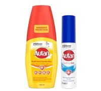 Autan Mosquito & Insect Bundle: Pump Spray (100ml) + Cooling Gel (25ml), Suitable for Kids, DEET Free Formula, Up to 8 Hours Protection against Mosquitoes, Biting Flies and Ticks