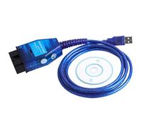 AUTANCTOR OBD2 Diagnostic Cable USB for V-W, Au-di, Sk-oda and Seat, Car ECU Scanner USB Cable Compatible for VAG KKL 409 FT232RL Software with Switch
