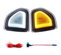 autboom Switchback Ram Side Mirror Turn Signal & Running Light Assembly DRL Indicator Strip Compatible with dodge Ram 1500 2500 3500 4500 5500