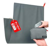 AUTDOOR Nano Fibre Travel Towel 160 x 80 cm - Ultralight & Extra Compact - Extremely Absorbent, Quick-Drying & Oeko-Tex - Premium Towel for Travel, Beach & Sports
