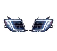AUTEBGV Car headlights Compatible With Mitsubishi For Pajero For V97 2009-2021 Replacement Headlight Modified Full Head Lamp Turn Signals Daytime Running Lights