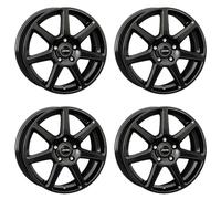 AUTEC Tallin Alloy Wheels 7.5 x 17 ET30 5 x 112 Black Compatible with Audi A3 A4 A5 A6 A7 A8 Q2 Q3 Q5 S3 S8 SQ2