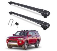 Autekcomma Heavy Duty Roof Rack Crossbars Replacement for 2007-2021 Toyota 4Runner,Anti-Corrosion,Aircraft Aluminum Black Matte with Anti-Theft Locks (ONLY FIT Original EXISTING Side Rail)