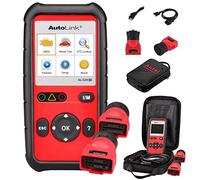 Autel AutoLink AL529HD OBD2 Scanner with Screen Wiper 2025 Heavy Duty Code Reader Retrieve Code VIN O2 Sensor Test OBDII Monitor Test Review Read Erase Data View Live Data Freeze Frame Data