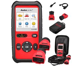 Autel AutoLink AL529HD OBD2 Scanner with Screen Wiper 2025 Heavy Duty Code Reader Retrieve Code VIN O2 Sensor Test OBDII Monitor Test Review Read Erase Data View Live Data Freeze Frame Data