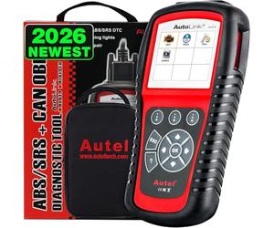 Autel AutoLink AL619 OBD2 Scanner Code Reader, 2023 Newest ABS SRS Airbag Car Diagnostic Scan Tool, 10 OBDII Test Modes, Turn Off Check Engine Light, Live Data, Upgraded of AL519/ AL319