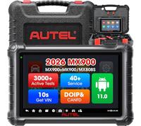 Autel MaxiCheck MX900 Scanner: 2026 Bidirectional Scan Tool Upgrade of MK808BT-Pro MK808S MX808S, Same as MK900 MK900BT, 3000+ Active Test, 40+Services, CANFD &DOIP All-Sys Diagnose, FCA