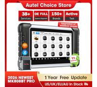 Autel MaxiCOM MK808BT PRO Car Automotivo Diagnostic Tools Bluetooth OBD2 Scanner Code Reader Diagnosis Tool PK MK808KBT MK808S MK808BT PRO
