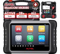 Autel MaxiCOM MK808S Car Diagnostic Tool, 2025 Bidirectional Tool Same As MK808BT PRO, 28+ Service, Active Test, All System Diagnosis, Injector Coding/EPB/BMS/SAS/TPMS/AutoVIN/ABS