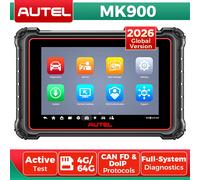 Autel MaxiCOM MK900 Diagnostic Scan Tool All System Active Test OBDII Scanner DoIP CAN FD FCA Autoauth SGW Update of MK808BT PRO Diagnostic Tool