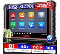 Autel MaxiCOM MK900 Diagnostic Scanner, Same as MK900BT, Up of MK808S MK808BT PRO, MaxiCheck MX900, MX808S, 40+ Service, 3000+ Active Tests, All System Diagnose, CAN-FD&DOIP, OS 11, FCA SGW