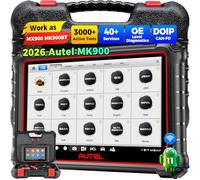 Autel MaxiCOM MK900 OBD2 Scanner: 2025 Same As MK900BT, Upgrade of MK808BT PRO MK808S MX808S, 40+ Service, 3000+ Active Tests, OE All System Diagnose, FCA Autoauth & SGW, No-IP Limitation