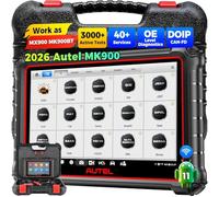 Autel MaxiCOM MK900 OBD2 Scanner OE All System Diagnostic Tool 40+ Service | 2026 Same As MK900BT, Upgrade of MK808BT PRO MK808S MX808S, 3000+ Active Tests, FCA Autoauth & SGW, No-IP Limitation