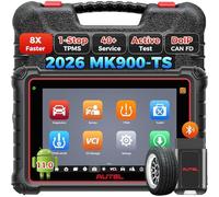 Autel MaxiCOM MK900-TS TPMS Diagnostic Tool, TPMS Relearn Rest Programming, 2026 Bidirectional Tool Updated of MK900BT, MX808S-TS, MS906TS, 40+ Service, 3000+ Active Tests, All System Diagnose