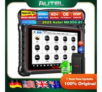 Autel MaxiCOM MK900BT Car Diagnostic Tools OBD2 Scanner 2025 40+ Service 3K+ Active Tests All Sys FCA Renault SGW Up of MK900 MK900-BT