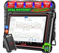 Autel MaxiCOM MK900BT Diagnostic Tool, 3000+ Active Test, 40+ Service, OS11 | 2026 MK900-BT 8in Up of MK900 MK808S MK808BT MX808S MK808Z, Bidirectional Scanner as MP900 MX900, CAN-FD&DOIP, All System