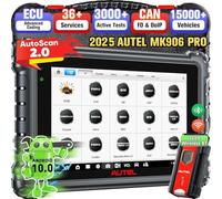 Autel MaxiCOM MK906 PRO Diagnostic Tool: 2025 Android 10 Ver. of MaxiSys MS906 Pro MS906BT MP900BT MK908 MS908 Elite, Advanced ECU Coding, 3000+ Bidirectional, 36+ Services, AutoScan 2.0, DoIP/CAN FD