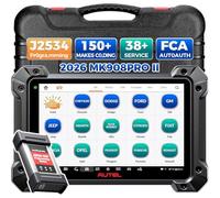 Autel MaxiCOM MK908 Pro II OBD2 Scanner: 2026 New Ver. of MaxiSYS MS908S Pro MK908P Elite with Top Hardware, J2534 Programming, ECU Coding, Bi-Directional, 36 Service for 150 Brands, FCA AutoAuth