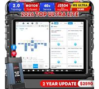 Autel MaxiCOM Ultra Lite Diagnostic Tool, Topology 2.0, 2 Years Update | Intelligent Diagnostic Up of MaxiSys MS919 MS909 Elite II PRO, ECU Programming & Coding, 3K+ Active Tests, 40+ Services