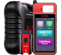 Autel MaxiIM KM100E Key Fob Programming Tool, Immobilizer programmer, 60S Key generation, Transponder Chip Read/Write/Clone, Guided IMMO Paring for 90% Cars, Ignition Coil Detection, 2 Blank IKEYs