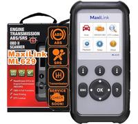Autel MaxiLink ML629 OBD2 Scanner Upgraded Version of AL519 AL619 ML619 Full OBDII Code Reader ABS SRS Engine Transmission Diagnostics Tool with DTC Lookup Auto VIN