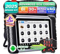 Autel MaxiPRO MP808S KIT Diagnostic Tool - 2025 Bidirectional Scanner, 2-Year Update, PRO ECU Coding as MaxiSYS MS906 PRO MS906BT MP900BT, Reflash Hidden, VAG Guide, 30+Resets, 11 Adapters