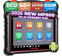 Autel MaxiPRO MP900E Scanner, Same as MP900BT, Upgraded of MP808BT PRO MS906BT MP808S DS808 MX900, Pro ECU Coding, 3000+Bidirectional, 40+ Services, Auto VIN, OS 11,FCA SGW