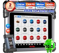 Autel MaxiSys Elite II PRO Diagnostic Tool, 2026 Elite 2 Pro with 2 Years Update, J2534 Reprogramming Tool as MS Ultra Up of MS908S Pro II MK908P, 40+ Resets, 3K+ Active Test, AutoScan 2.0, CANFD DoIP