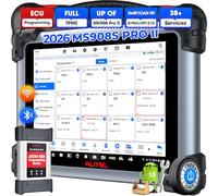Autel MaxiSYS MS908S PRO II Diagnostic Scanner: 2026 J2534 ECU Programming PMI Coding Adaption as Elite II PRO, Level-Up of MK908P II Reprogramming Tool, AutoScan 2.0, Active Test, 38+ Resets, 8-Core