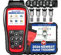 Autel MaxiTPMS TS508WF KIT, 2026 WiFi TPMS Programming Relearn Tool with 4PCS MX-Sensors (£119 Value), Upgrade of TS601 TS508 TS501 PRO, Activate TPMS Sensors, Program MX-Sensor, Quick & Advanced Mode