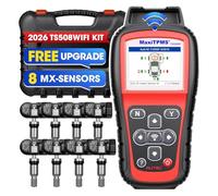 Autel MaxiTPMS TS508WiFi Kit with 8PCS MX-Sensors, 2026 Level-up of TS508K, TS408, TS501, TS601, Universal Programming, Relearn, Activation Tool, Copy by OBD, Tire Monitoring System, Free Update