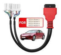 Autel Original Tesla Diagnostic Cables Set for Tesla S, Y, 3, Tesla X, Tesla OBD2 Diagnostic Tools Adapter Cables, Compatible MaxiSYS MS909/ MS919/ MS908SPro/ Elite/Elite II/Ultra Tablets
