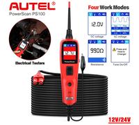 Autel PowerScan PS100 12V 24V Electrical System Auto Circuit Tester Power Probe BMS Short Open Finder Car Repair Diagnosis Tools PS100