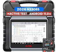 Autel Scanner MaxiCheck MX808S, 2026 Full Bidirectional Diagnostic Tool as MK900BT MK808BT PRO, Function as MK900 MX900, New Ver of MaxiCOM MK808S, 3K+ Active Test, 28+ Service, OE All Sys, Android 11