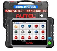 Autel Scanner MaxiCOM MK808S: 2025 Bidirectional Tool Same as MK808BT Pro, 28+ Service, Active Test, All System Diagnosis, Injector Coding, Android 11